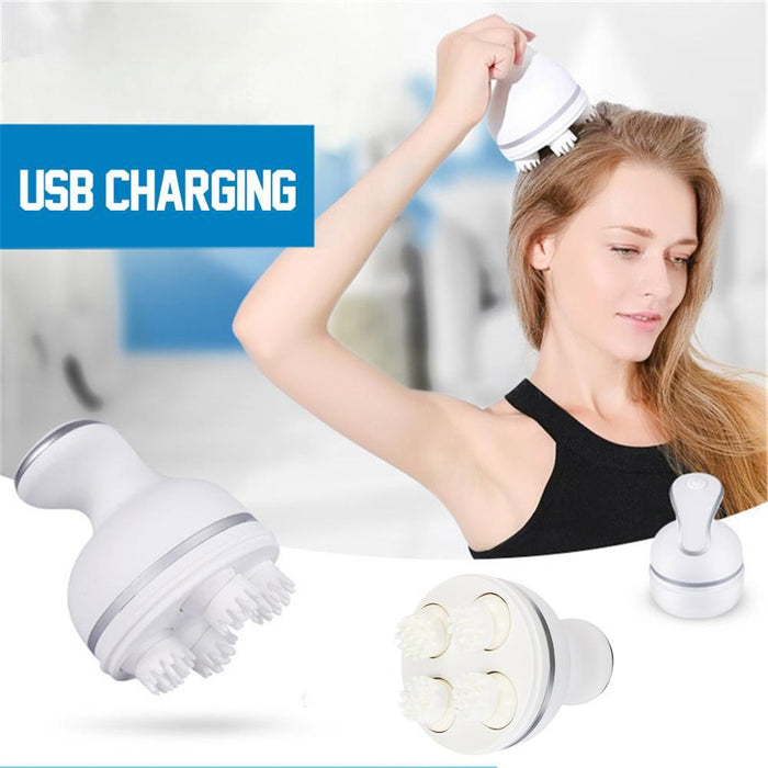 Electric Scalp Massager – Rechargeable, Washable, Fatigue & Hair Relief