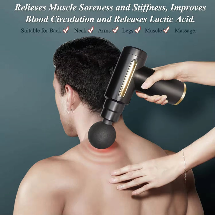 Blue Idea Massage Gun | Deep Tissue Handheld Massager
