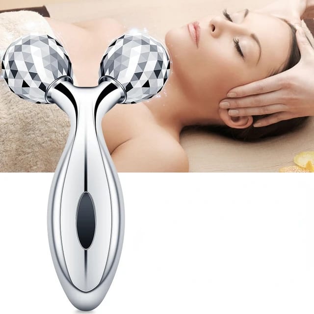 3D Face Massager Roller – Y-Shape 360° Tool