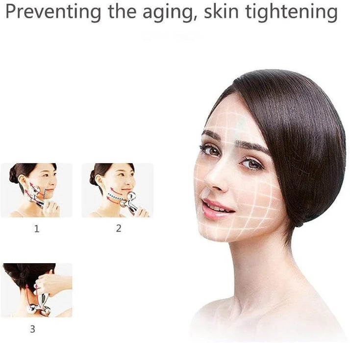 3D Face Massager Roller – Y-Shape 360° Tool