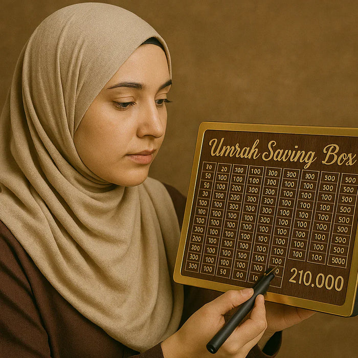 Wooden Umrah Saving Box – Premium Quality