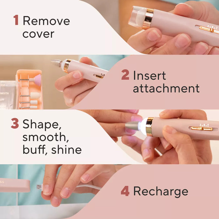 Electric Professional Manicure Nail Machine Set | Nail Grinding, Burnishing Machine