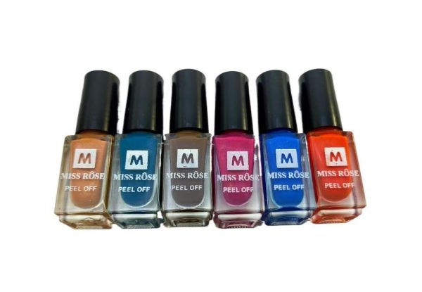 Miss Rose Peel Off Nail Polish – Long-Lasting (Random Color)