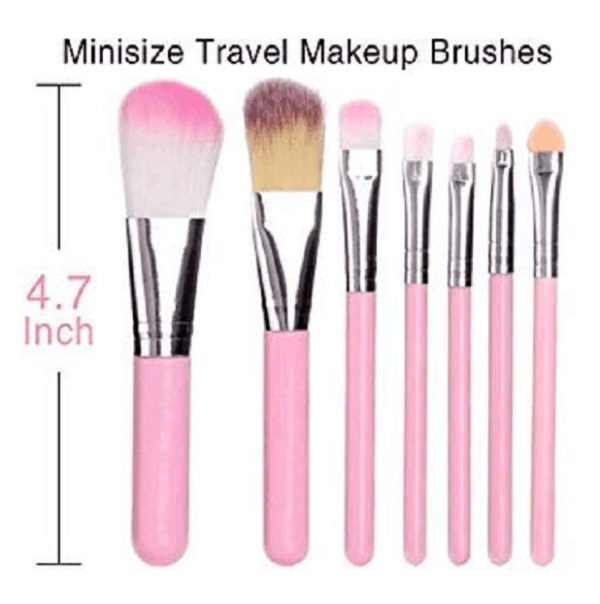 Hello Kitty Makeup Brush Set (pack Of 7)