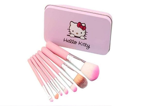Hello Kitty Makeup Brush Set (pack Of 7)