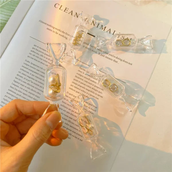 Transparent Candy Shape Box | Mini Plastic Box Rings Earrings, Jewelry Storage Organizer