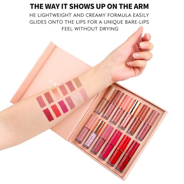 HANDAIYAN Matte Liquid Lipstick Set – 12 Colors