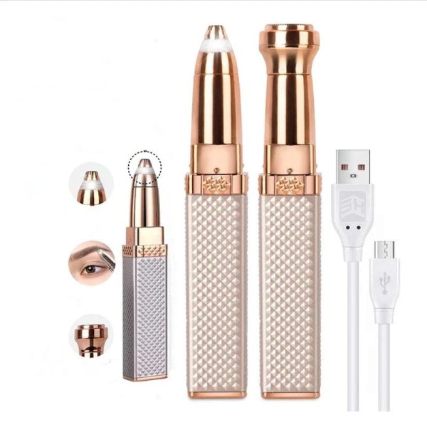 2-in-1 Flawless Hair Remover | Painless Shaver for Face & Bikini