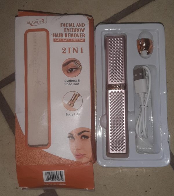 2-in-1 Flawless Hair Remover | Painless Shaver for Face & Bikini