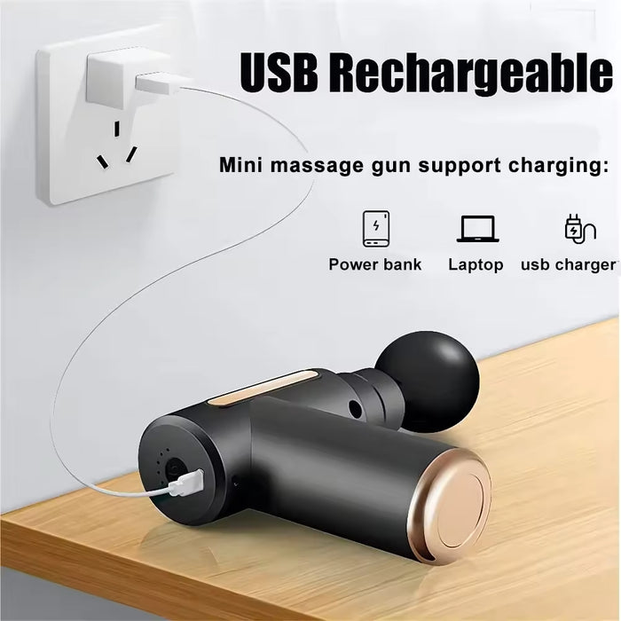 Blue Idea Massage Gun | Deep Tissue Handheld Massager