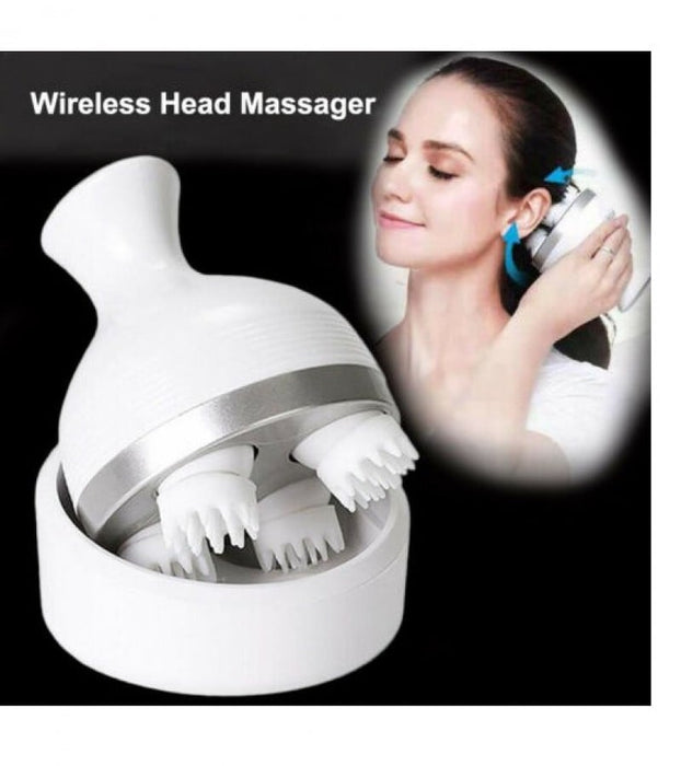 Electric Scalp Massager – Rechargeable, Washable, Fatigue & Hair Relief