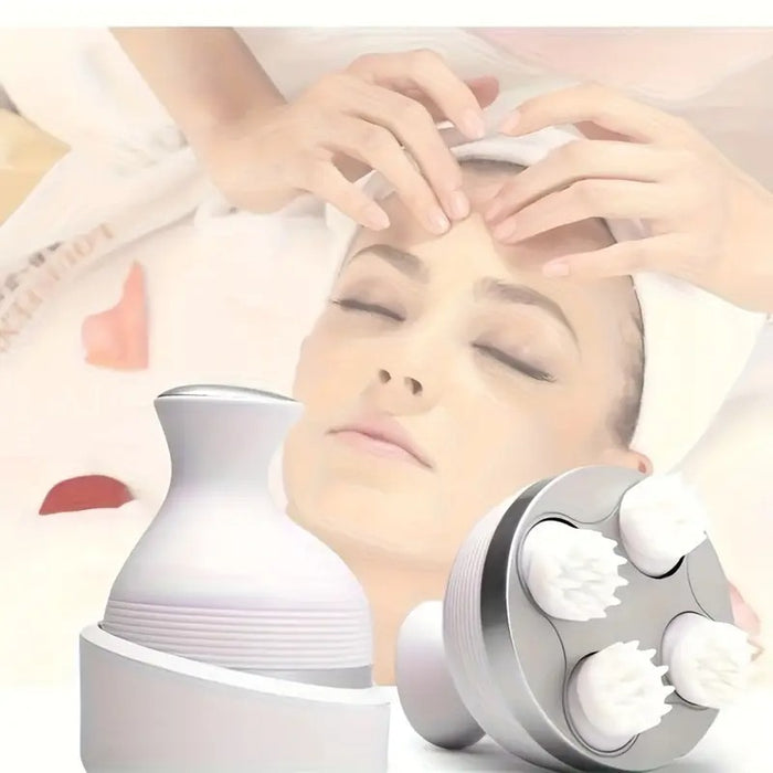 Electric Scalp Massager – Rechargeable, Washable, Fatigue & Hair Relief