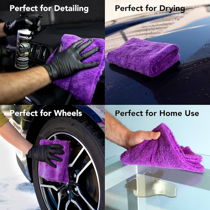 Scratch-Free Microfiber Car Towel – Premium Quality