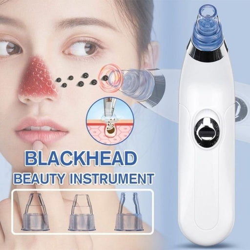 Face Vacuum Blackhead Remover Pore Cleaner | Electric Deep Cleansing Tool For Nose & Face