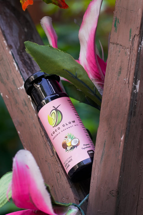Coco Glow – 100% Organic Coconut Oil, For Face, Hair & Body