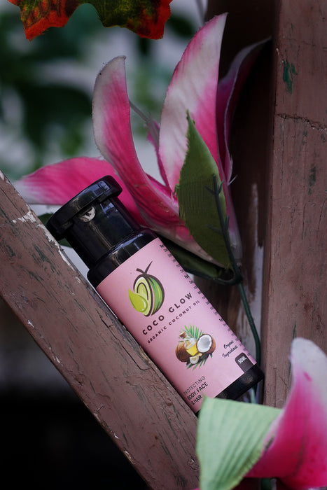 Coco Glow – 100% Organic Coconut Oil, For Face, Hair & Body