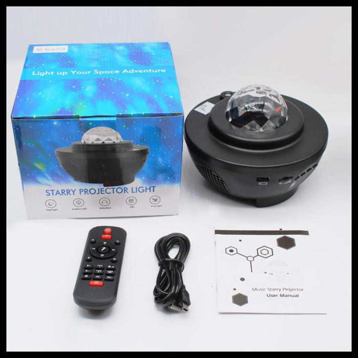 Starry Galaxy Projector Light with Remote & Bluetooth Speaker