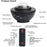 Starry Galaxy Projector Light with Remote & Bluetooth Speaker