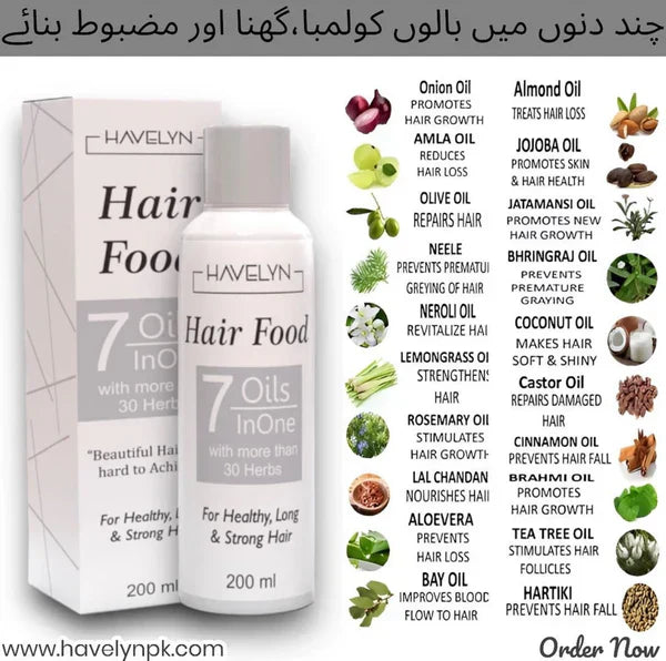 Havelyn Hair Food Oil For Healthy Long & Strong Hair | Hair Fall