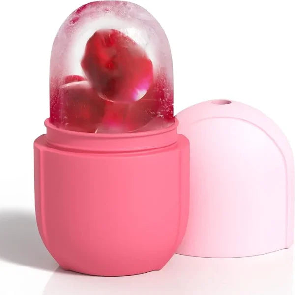 Silicone Ice Roller For Face Care & Glow (random Color)